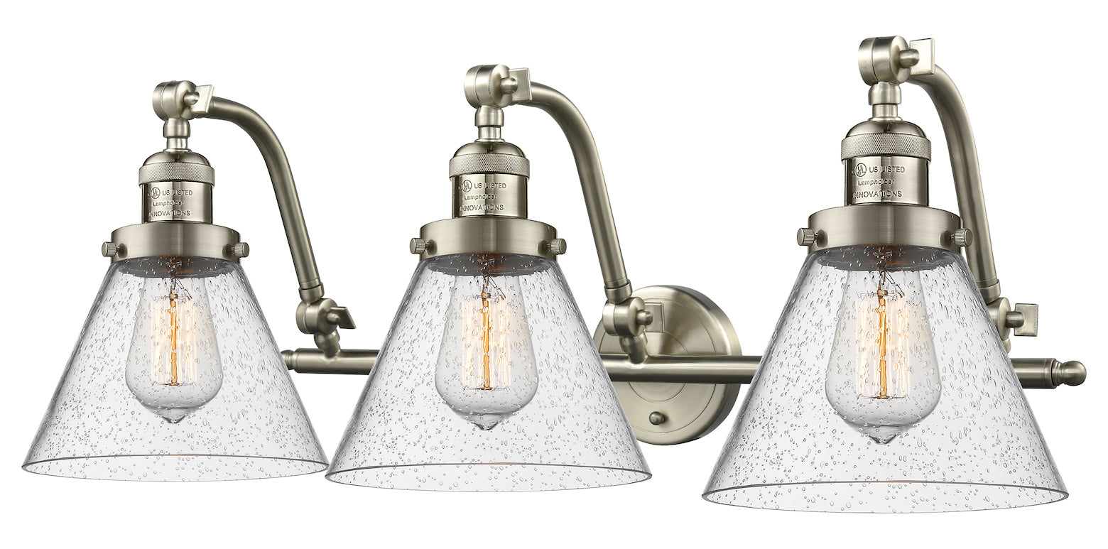 3 Light Vintage Dimmable Led Bathroom Fixture by Innovations Lighting