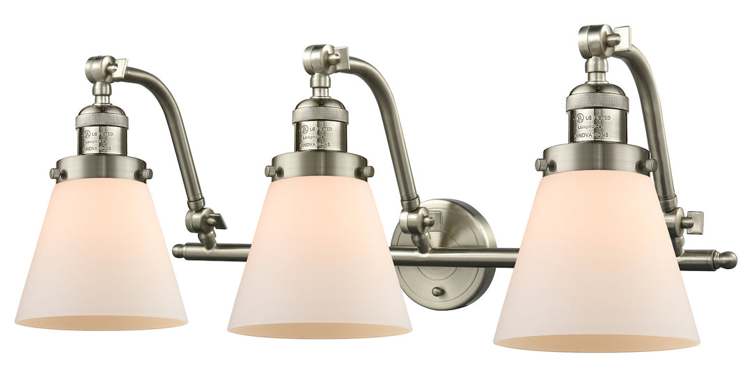 3 Light Vintage Dimmable Led Bathroom Fixture by Innovations Lighting