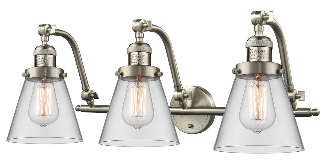 3 Light Vintage Dimmable Led Bathroom Fixture by Innovations Lighting