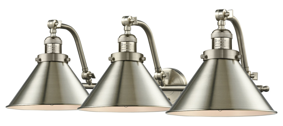 3 Light Vintage Dimmable Led Bathroom Fixture by Innovations Lighting