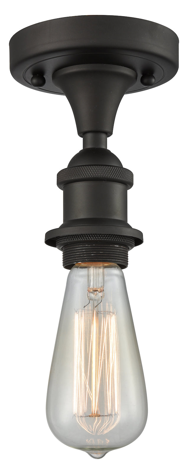 1 Light Vintage Dimmable Led Semi-Flush Mount by Innovations Lighting