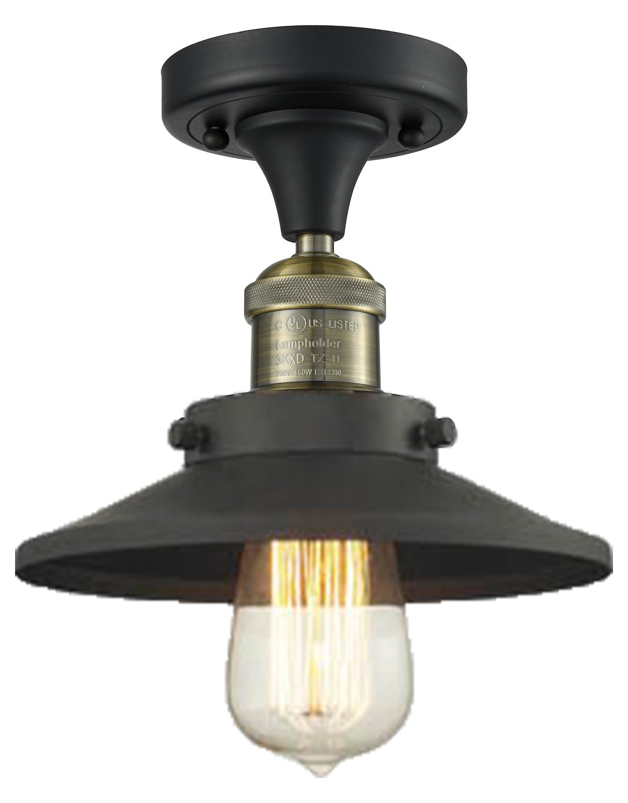 1 Light Semi-Flush Mount by Innovations Lighting