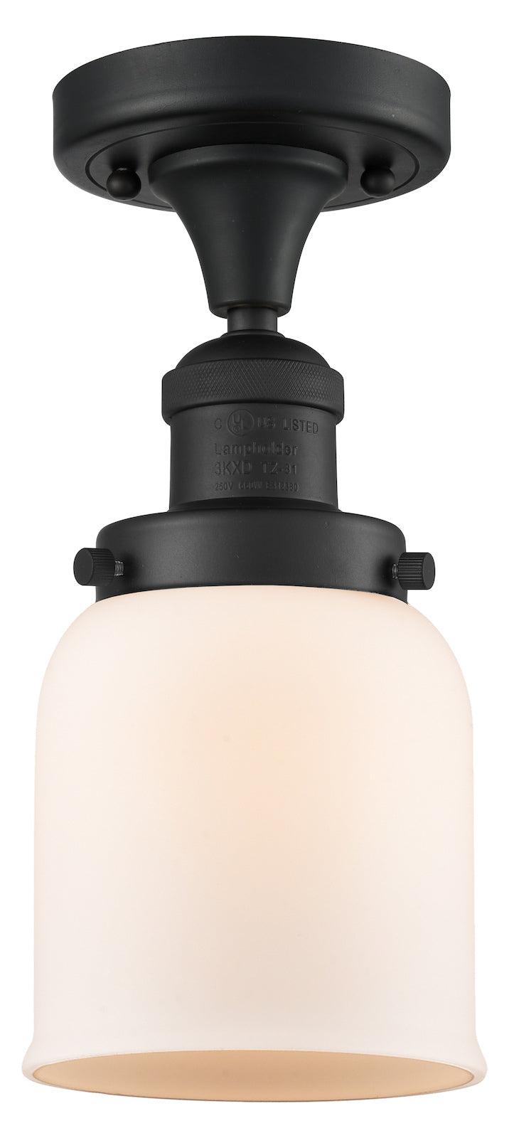 1 Light Vintage Dimmable Led Semi-Flush Mount by Innovations Lighting