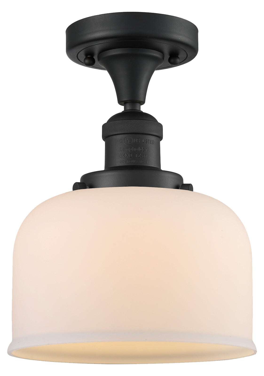 1 Light Vintage Dimmable Led Semi-Flush Mount by Innovations Lighting