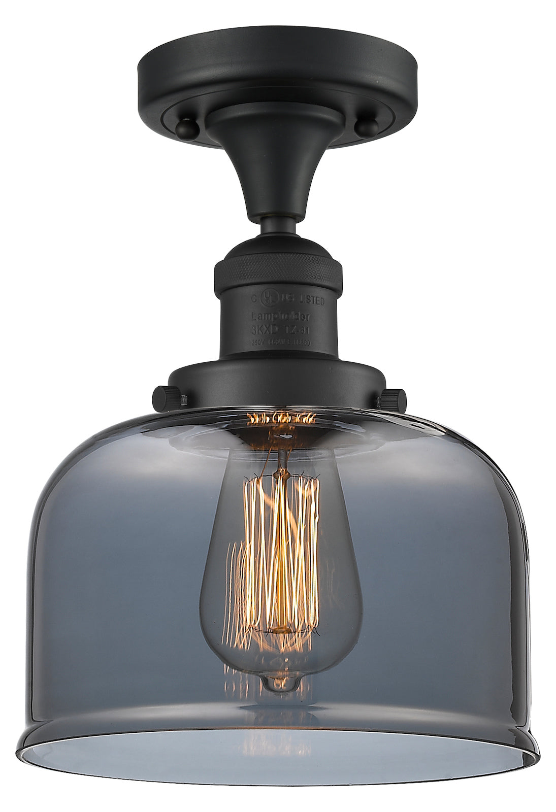 1 Light Vintage Dimmable Led Semi-Flush Mount by Innovations Lighting
