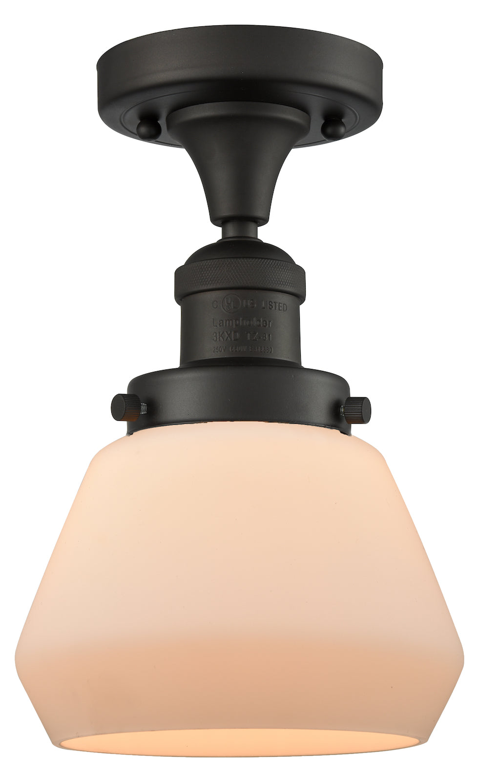 1 Light Vintage Dimmable Led Semi-Flush Mount by Innovations Lighting