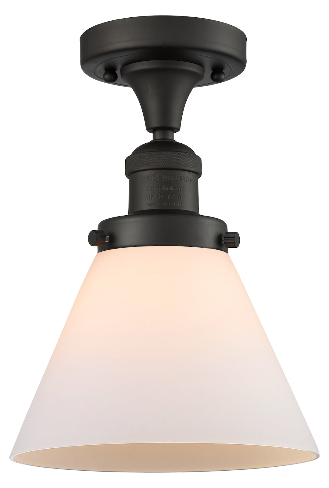 1 Light Vintage Dimmable Led Semi-Flush Mount by Innovations Lighting