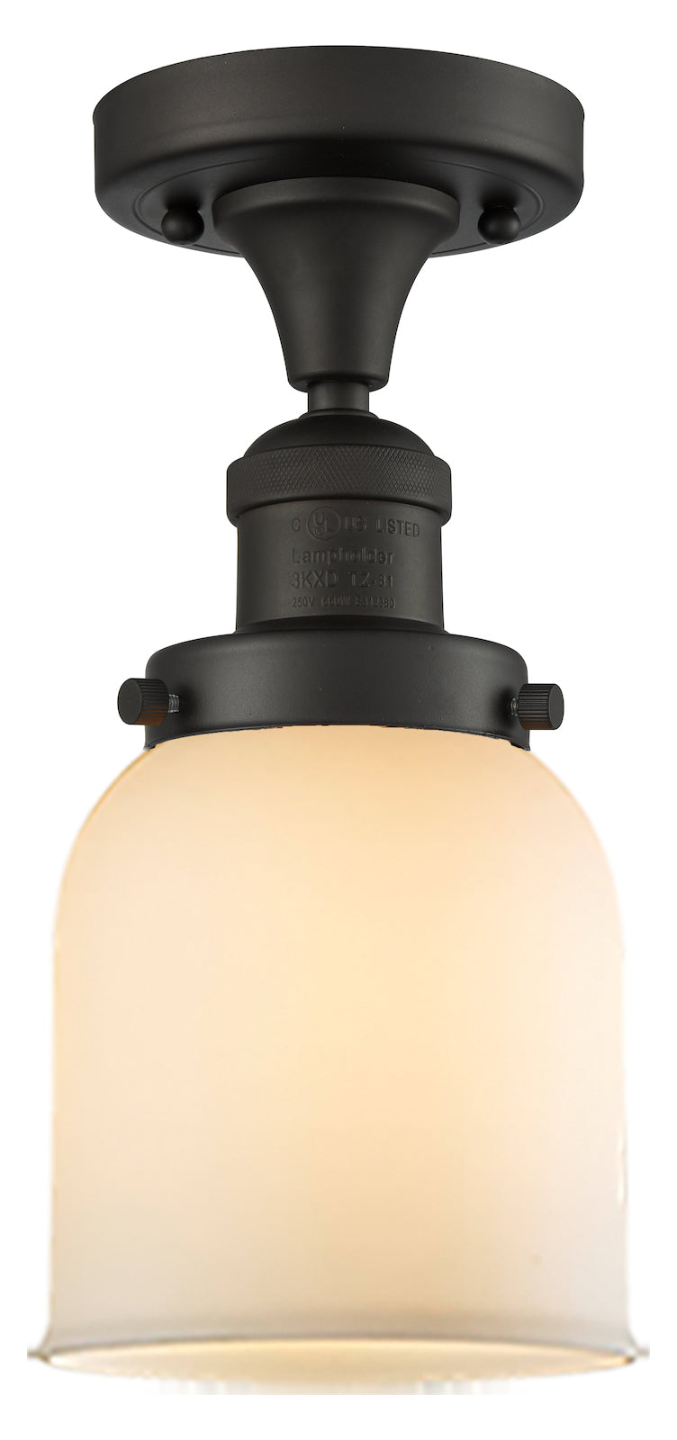 1 Light Vintage Dimmable Led Semi-Flush Mount by Innovations Lighting