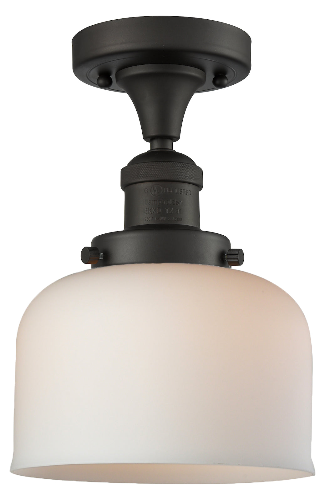 1 Light Vintage Dimmable Led Semi-Flush Mount by Innovations Lighting