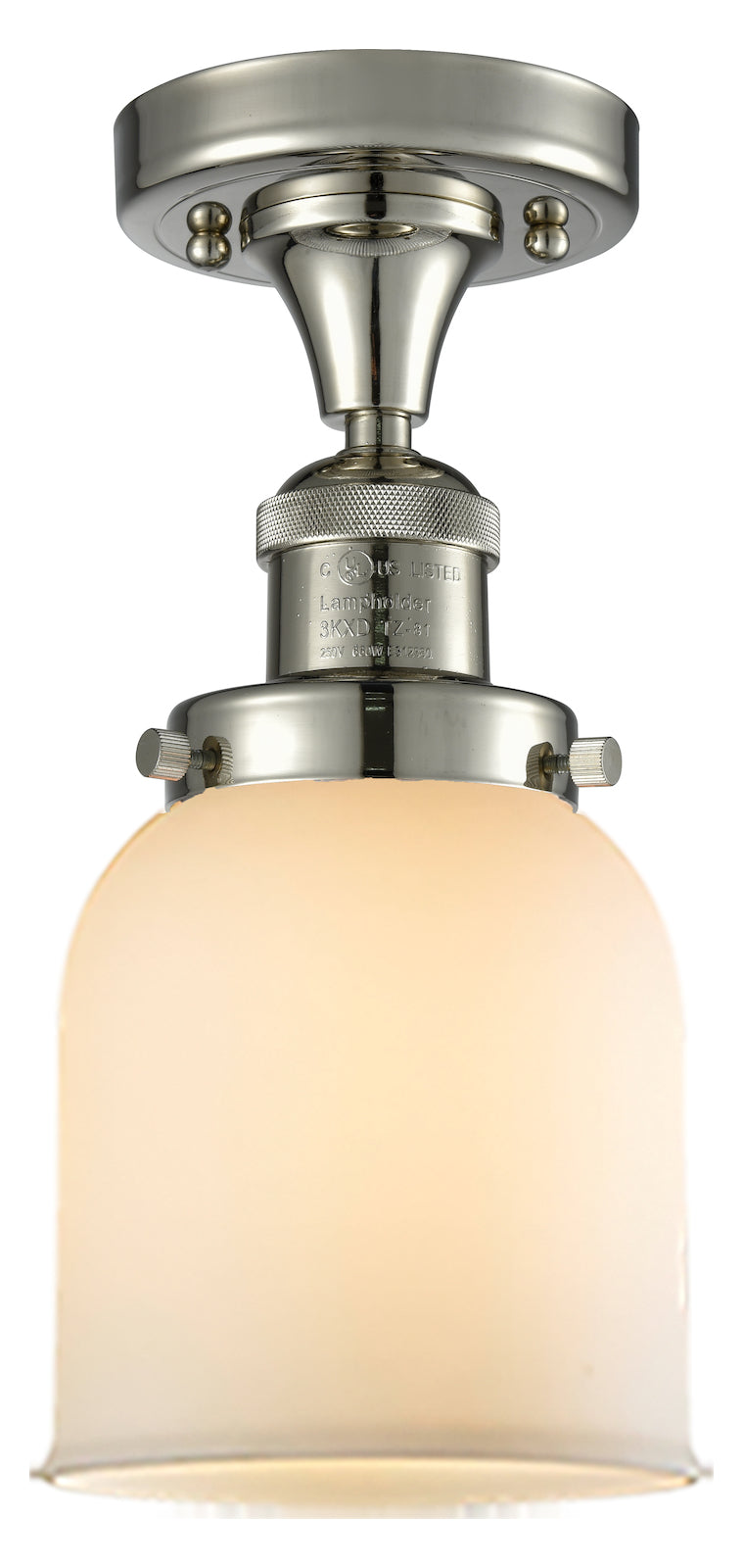 1 Light Vintage Dimmable Led Semi-Flush Mount by Innovations Lighting
