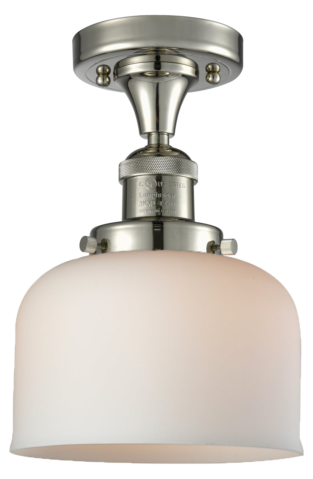 1 Light Vintage Dimmable Led Semi-Flush Mount by Innovations Lighting
