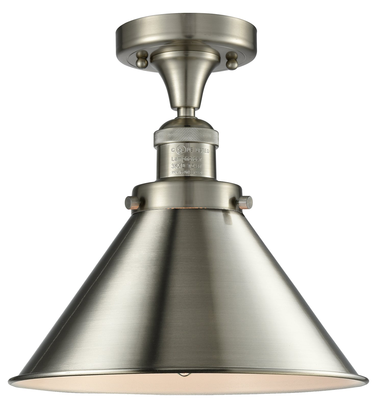 1 Light Vintage Dimmable Led Semi-Flush Mount by Innovations Lighting