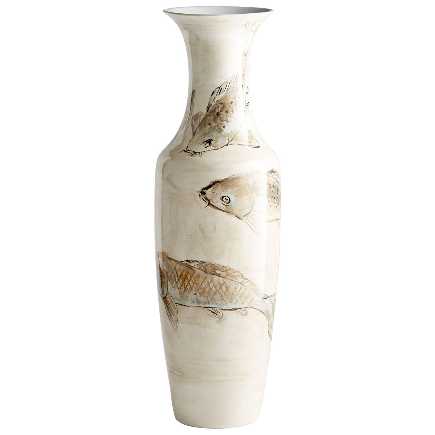 Playing Koi Vase by Cyan Designs