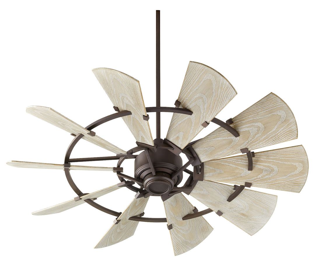 52In. Damp Fan -Ob by Quorum