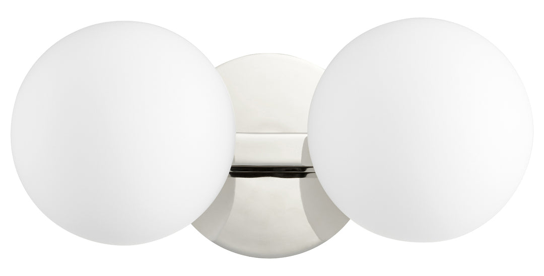 2Lt Globe Vanity - Pn by Quorum
