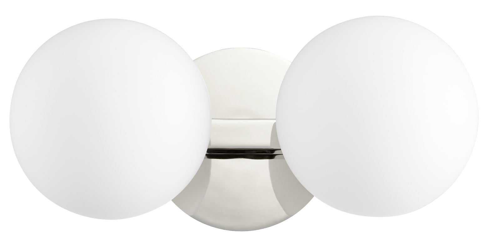 2Lt Globe Vanity - Pn by Quorum