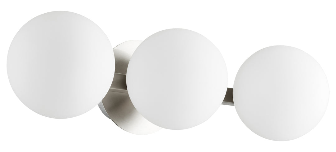 3Lt Globe Vanity - Stn by Quorum