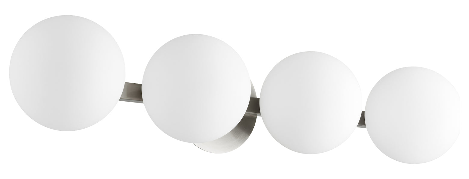 4Lt Globe Vanity - Stn by Quorum