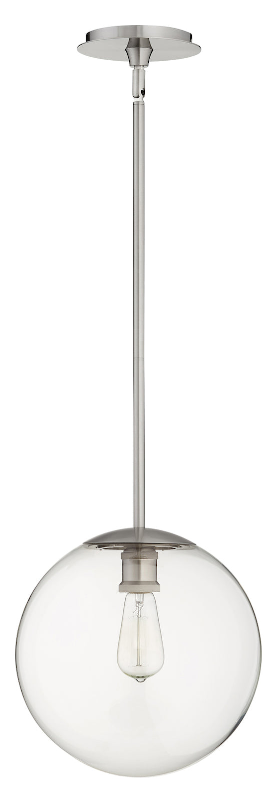 12In. Clr Globe Pend - Stn by Quorum