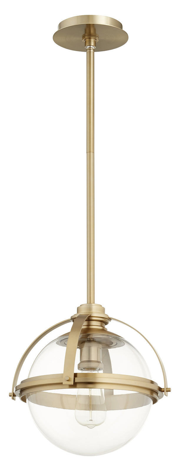 13In. Meridian Globe Pendant - Pn by Quorum