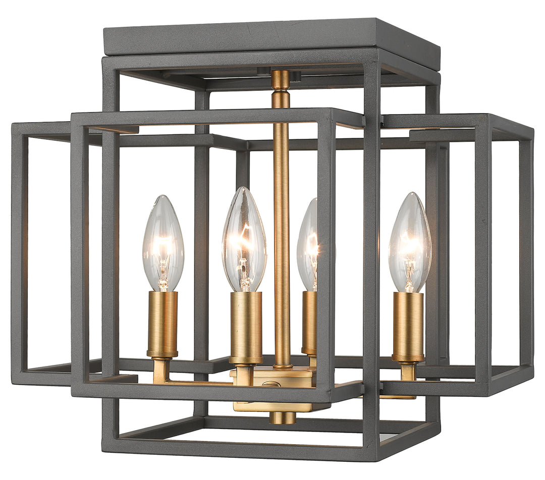 4 Light Flush Mount by Z-Lite