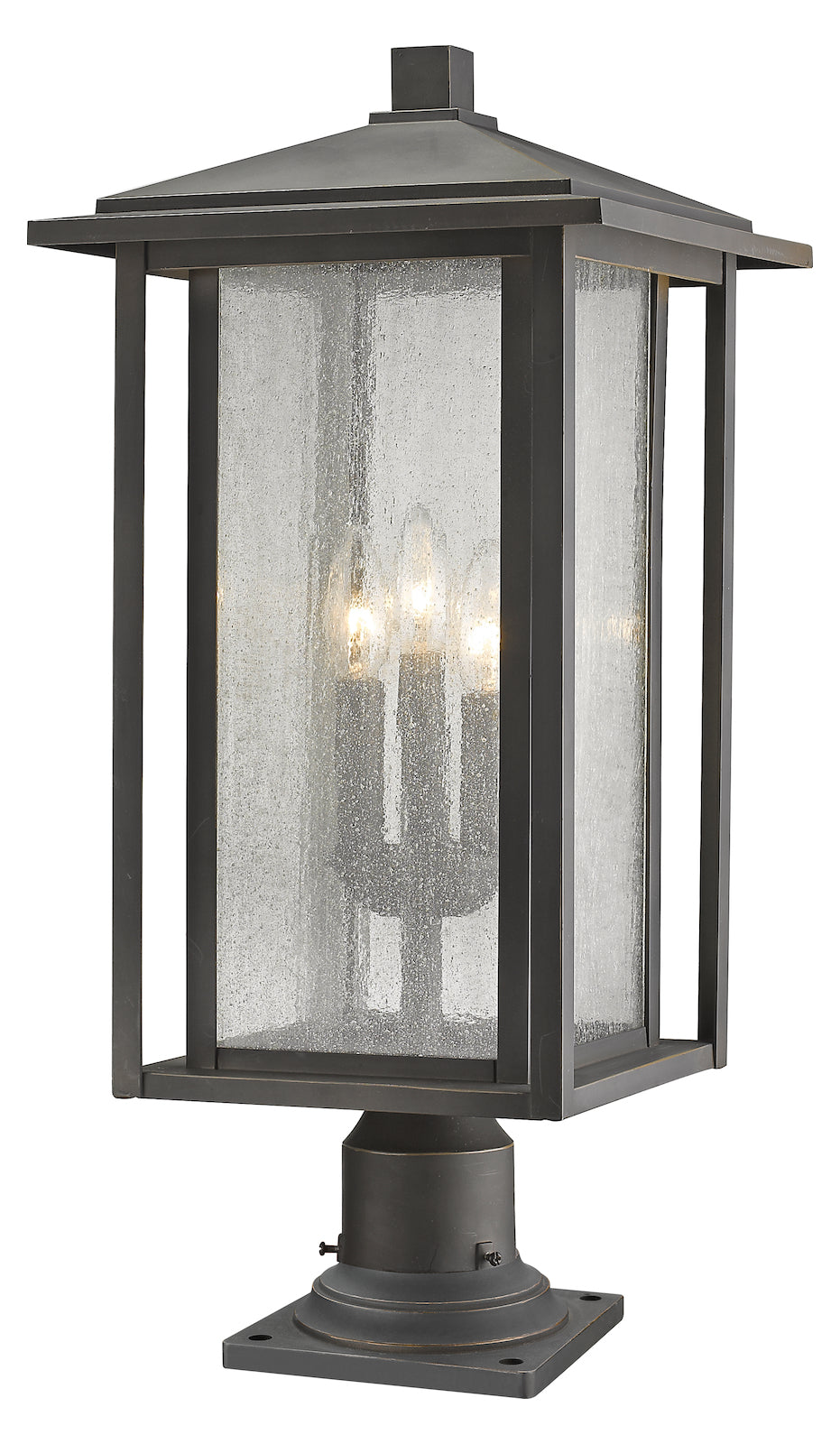 3 Light Outdoor Pier Mounted Fixture by Z-Lite