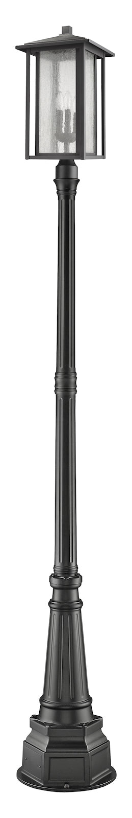 3 Light Outdoor Post Mounted Fixture by Z-Lite