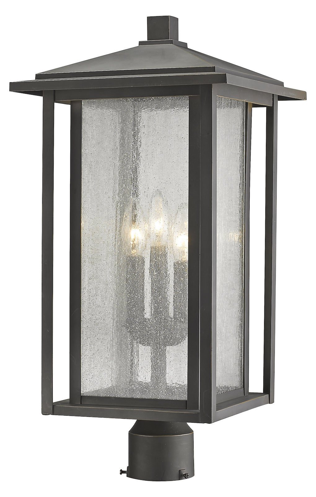 3 Light Outdoor Post Mount Fixture by Z-Lite
