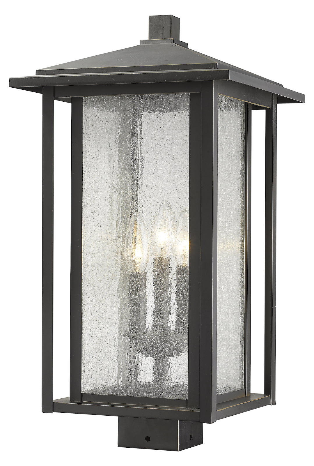 3 Light Outdoor Post Mount Fixture by Z-Lite