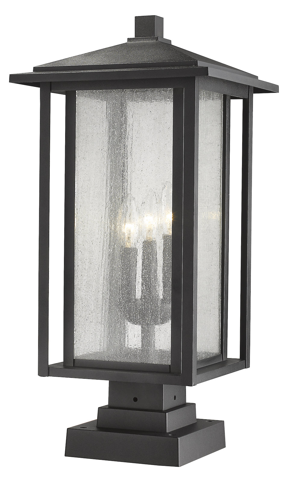 3 Light Outdoor Pier Mounted Fixture by Z-Lite