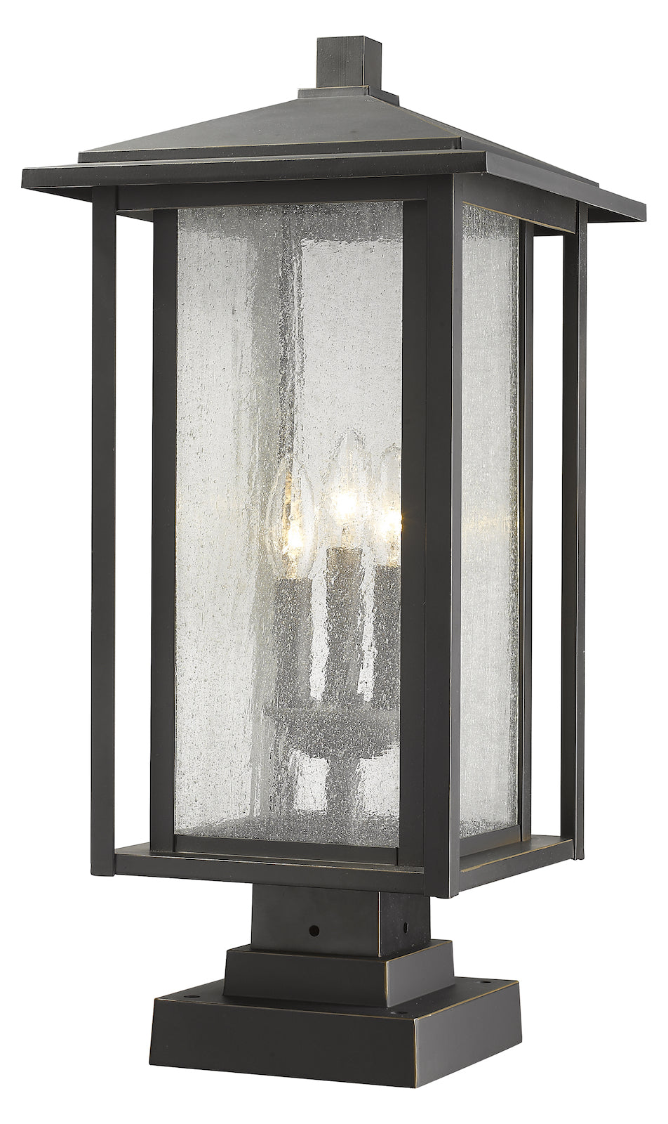 3 Light Outdoor Pier Mounted Fixture by Z-Lite