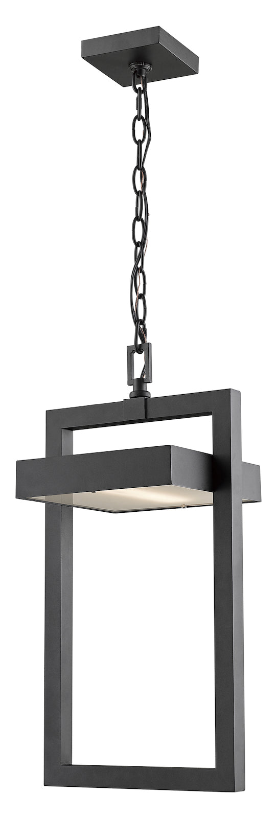 1 Light Outdoor Chain Mount Ceiling Fixture by Z-Lite