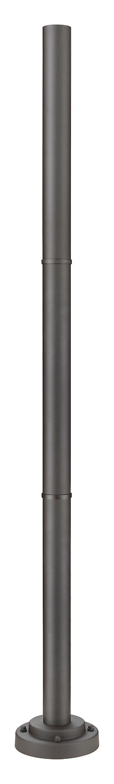 This Contemporary Style Cast Aluminum Outdoor Post Is Finished In Deep Bronze. T by Z-Lite