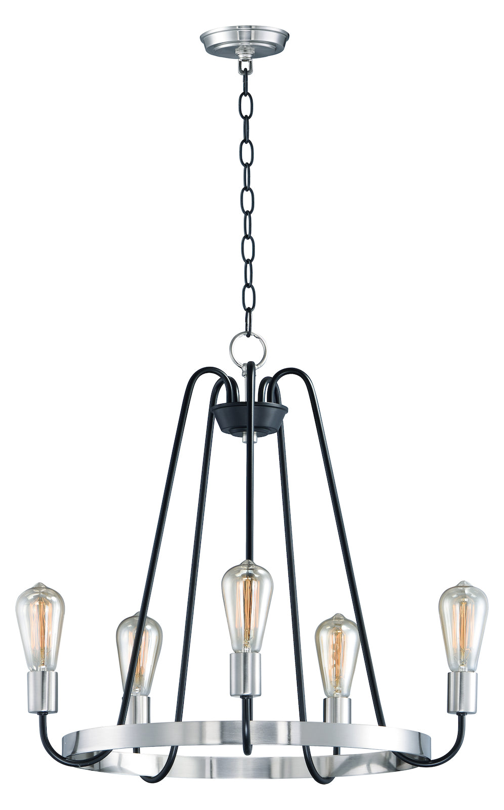 ingle-Tier Chandelier by Maxim