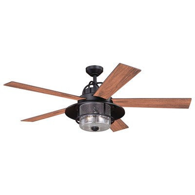 Charleston 56-in LED Ceiling Fan New Bronze