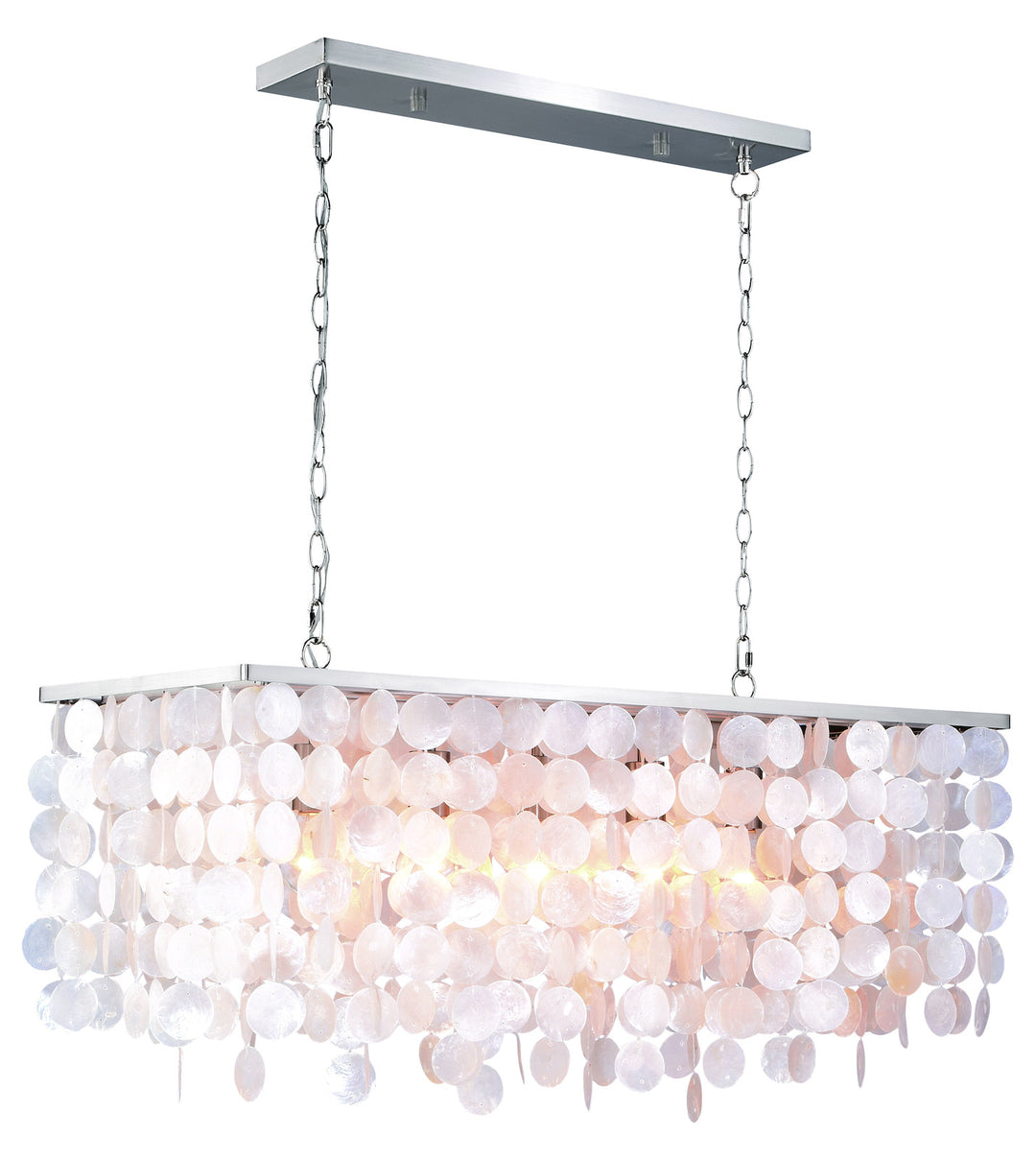5L Linear Chandelier Satin Nickel by Vaxcel International