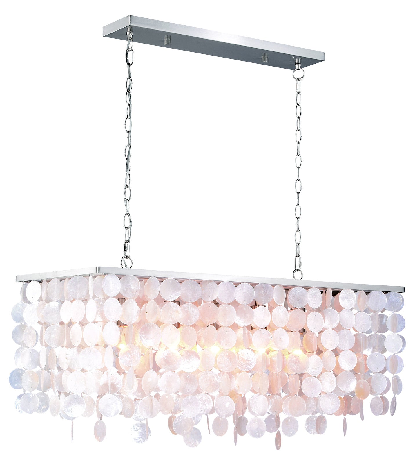 5L Linear Chandelier Satin Nickel by Vaxcel International