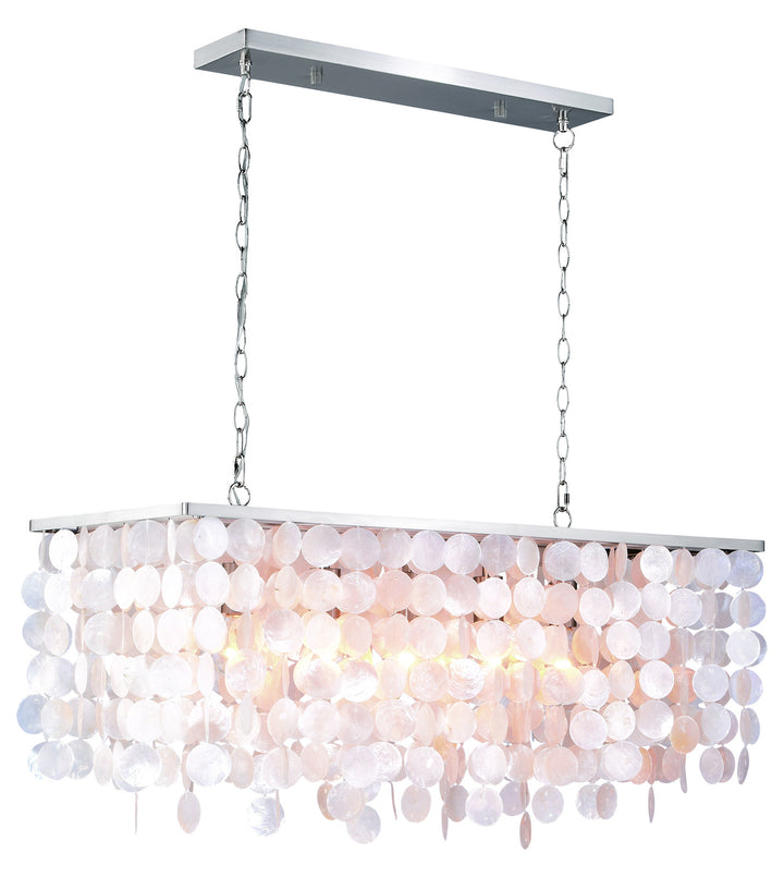 5L Linear Chandelier Satin Nickel by Vaxcel International