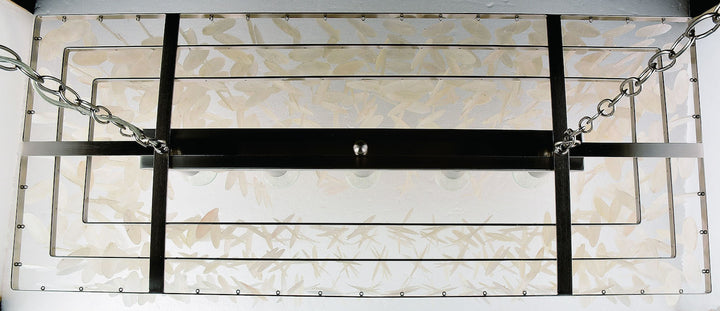 5L Linear Chandelier Satin Nickel