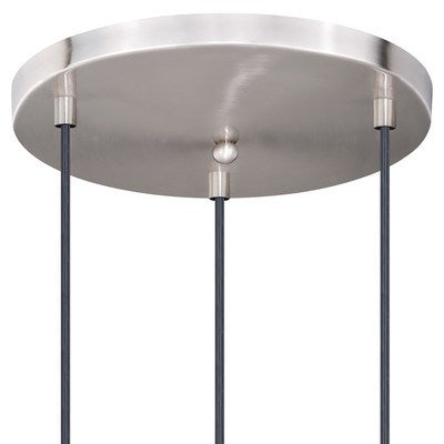 Millie 3L Assorted Mini Pendants with 12 in. Canopy Satin Nickel