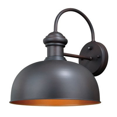 13-in Outdoor Wall Light Oil Burnished Bronze and Light Gold by Vaxcel International