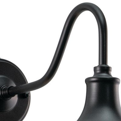 12-in Outdoor Wall Light Dark Bronze and Light Gold