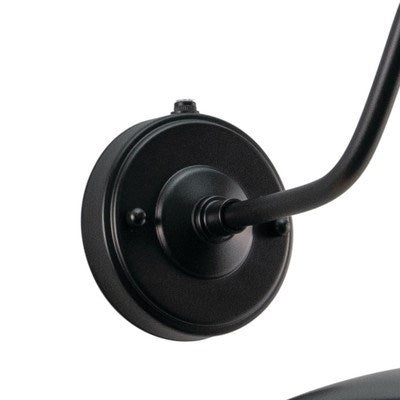 12-in Outdoor Wall Light Dark Bronze and Light Gold