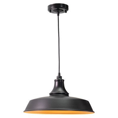 Dorado 15-in Outdoor Pendant Dark Bronze and Light Gold by Vaxcel International