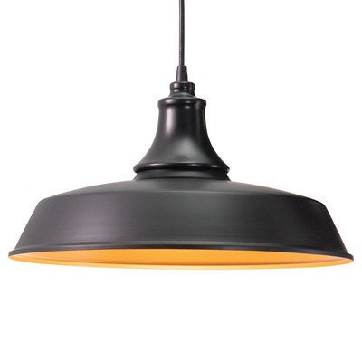 Dorado 15-in Outdoor Pendant Dark Bronze and Light Gold