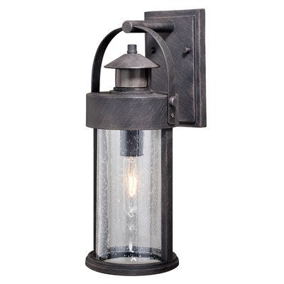 Motion Sensor Dusk to Dawn Outdoor Wall Light Rust Iron by Vaxcel International