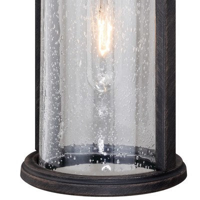 Motion Sensor Dusk to Dawn Outdoor Wall Light Rust Iron