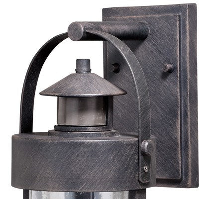 Motion Sensor Dusk to Dawn Outdoor Wall Light Rust Iron