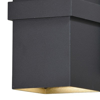 Lavage 4-in LED Outdoor Wall Light Textured Black