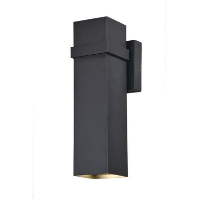 Lavage 4-in LED Outdoor Wall Light Textured Black by Vaxcel International
